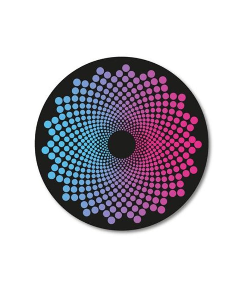 paq / 2 adhesivos roller wheel stickers dots