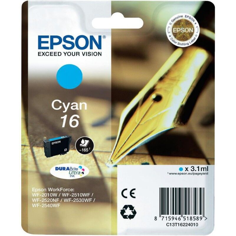 CART. EPSON 16 CYAN R: T162240
