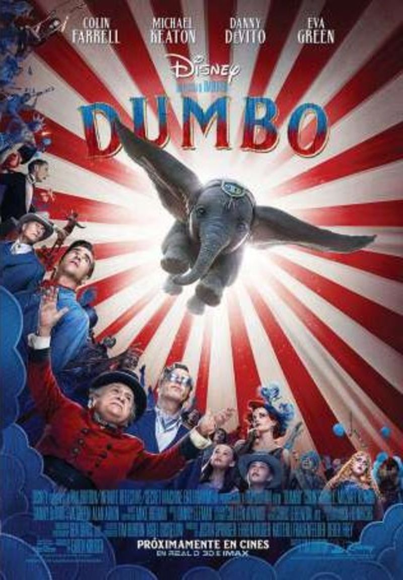 dumbo (2019) (dvd) * colin farrell, michael keaton - Tim Burton