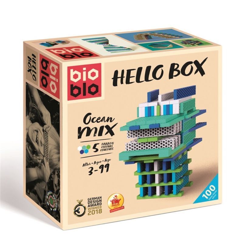 hello box ocean bioblo 100 piezas - 