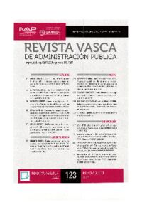 REVISTA VASCA DE ADM. PUBLICA 123 (MAYO-AGOSTO 2022)