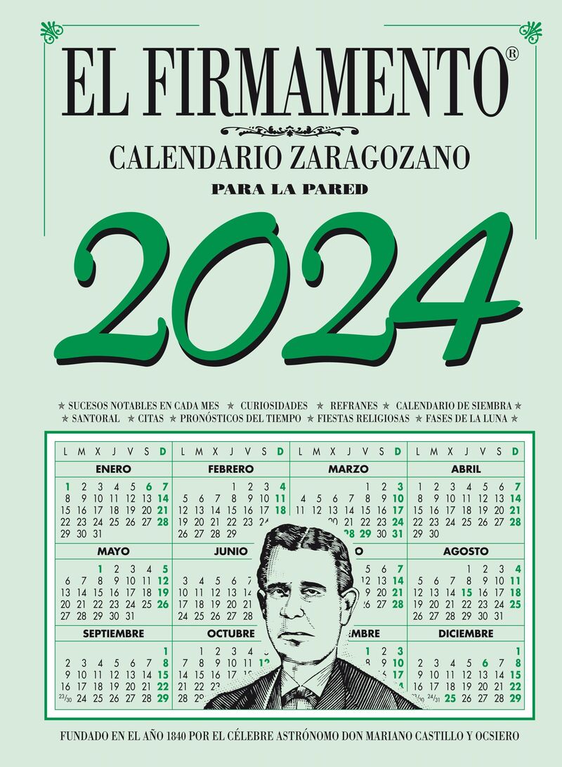 2024 - CALENDARIO ZARAGOZANO PARED - EL FIRMAMENTO