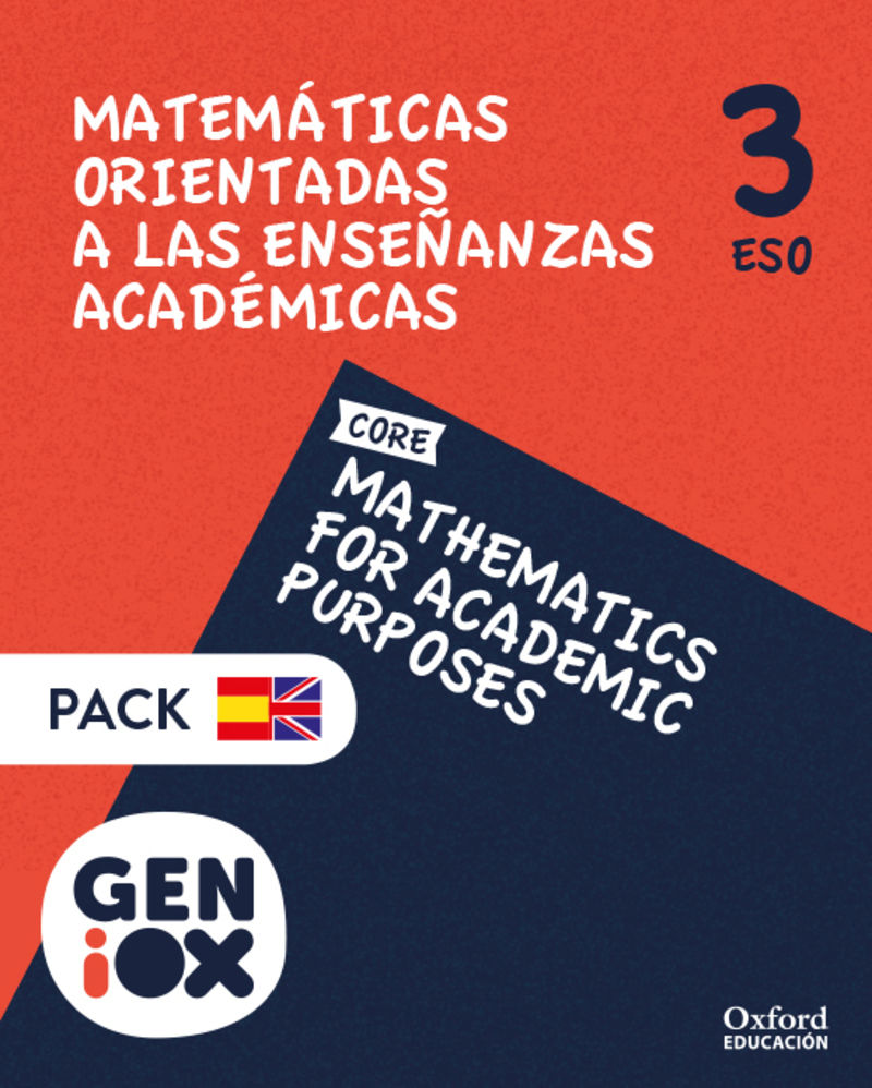 eso 3 - maths academ (and) geniox pack biling - Aa. Vv.