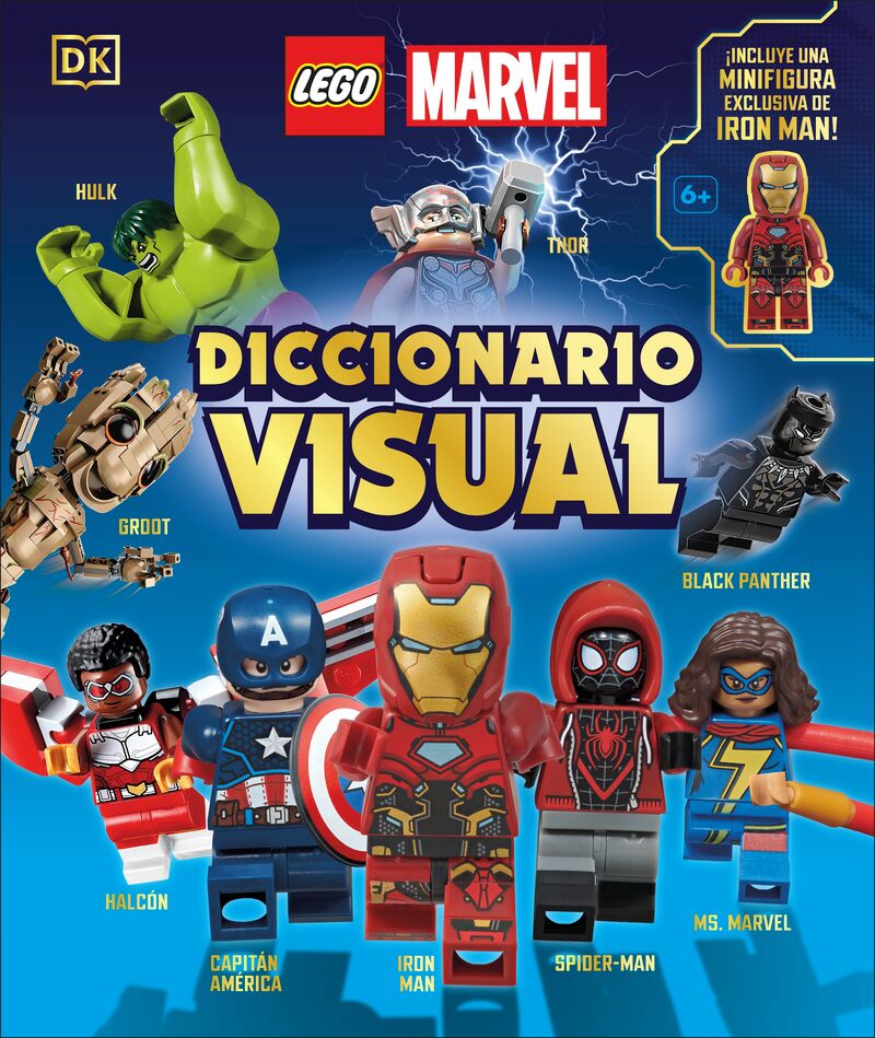 LEGO MARVEL - DICCIONARIO VISUAL - INCLUYE UNA MINIFIGURA EXCLUSIVA DE IRON MAN