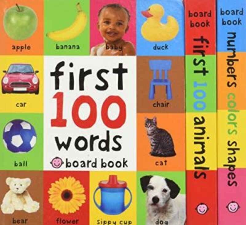 (PACK 3 BOOKS) FIRST 100 WORDS - BOARD BOOK