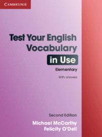 TEST YOUR ENGLISH VOCABULARY IN USE ELEM W / KEY