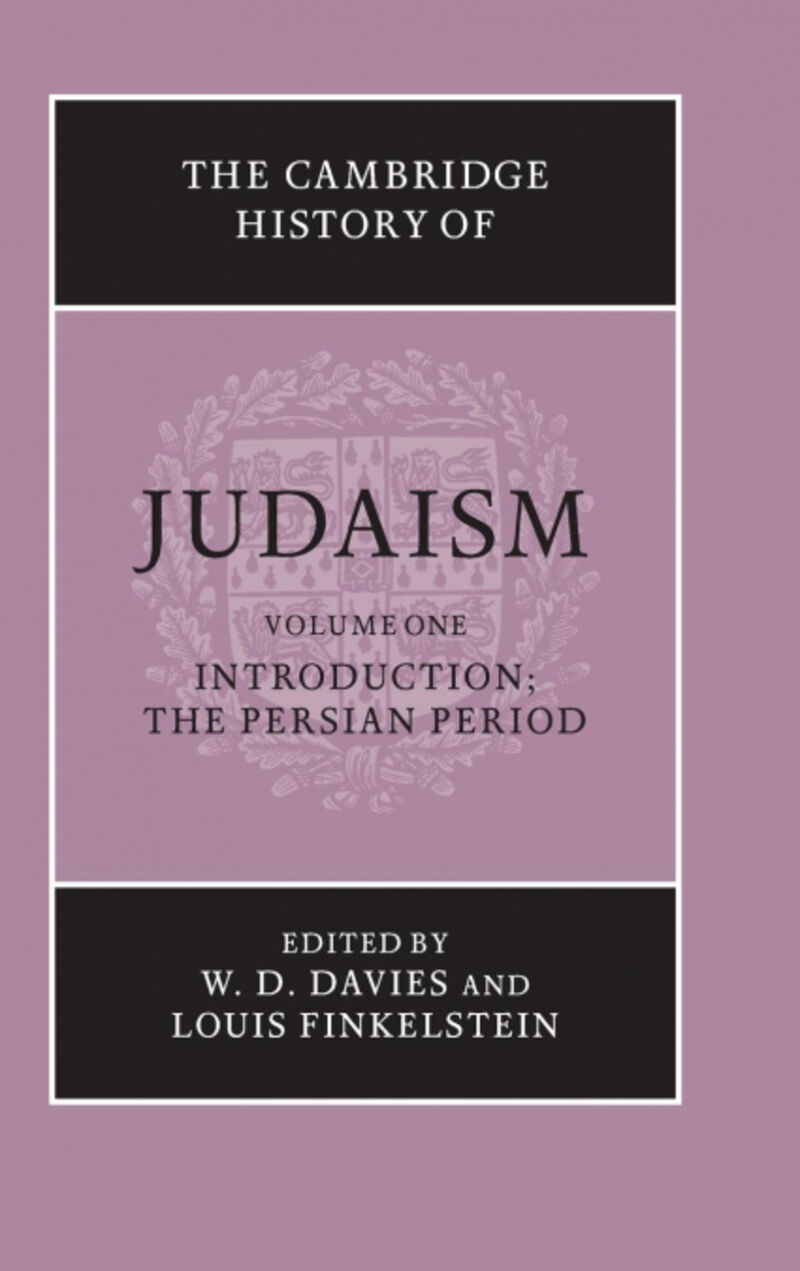 THE CAMBRIDGE HISTORY OF JUDAISM