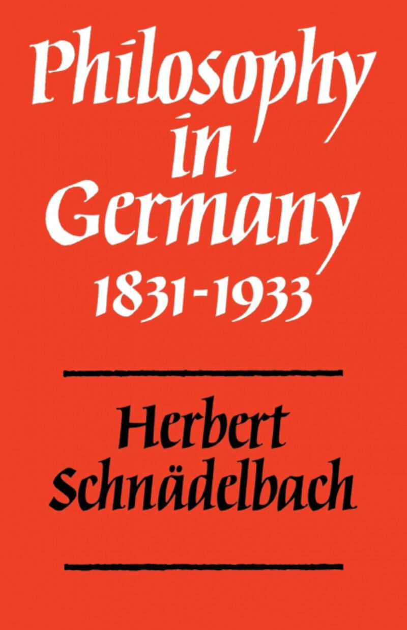 PHILOSOPHY IN GERMANY 18311933