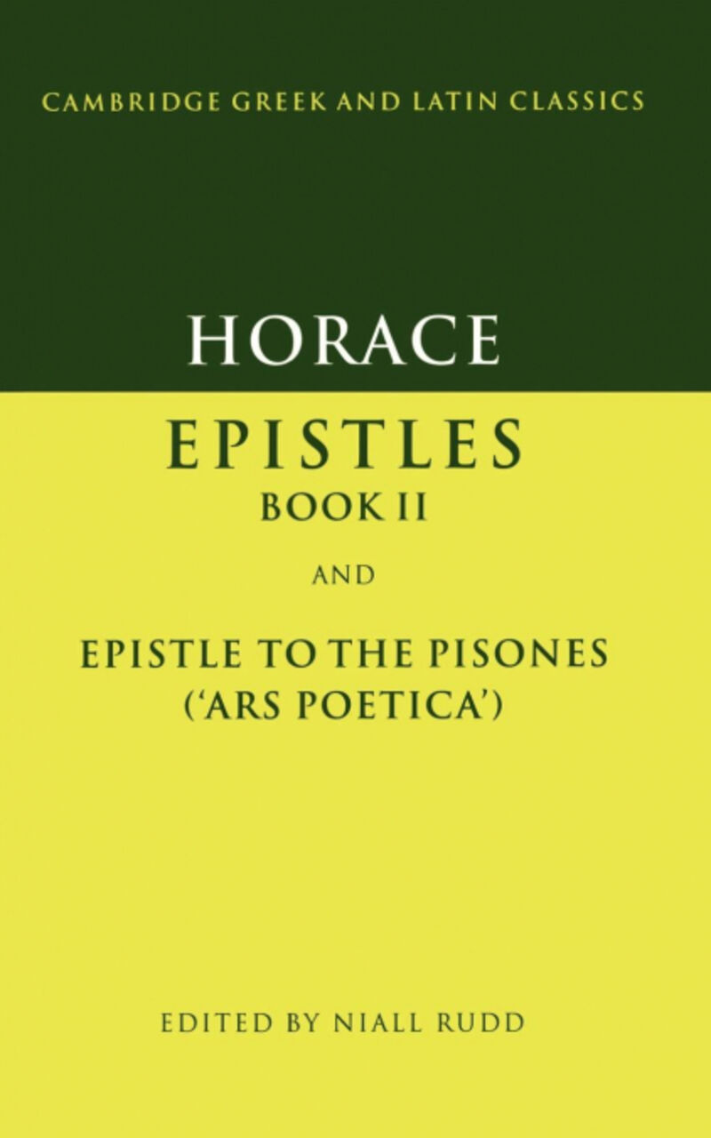 HORACE: EPISTLES BOOK II AND ARS POETICA