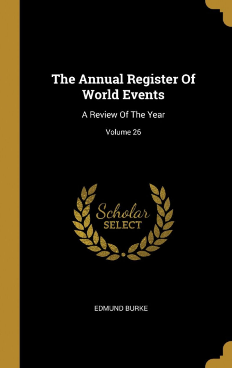 THE ANNUAL REGISTER OF WORLD EVENTS