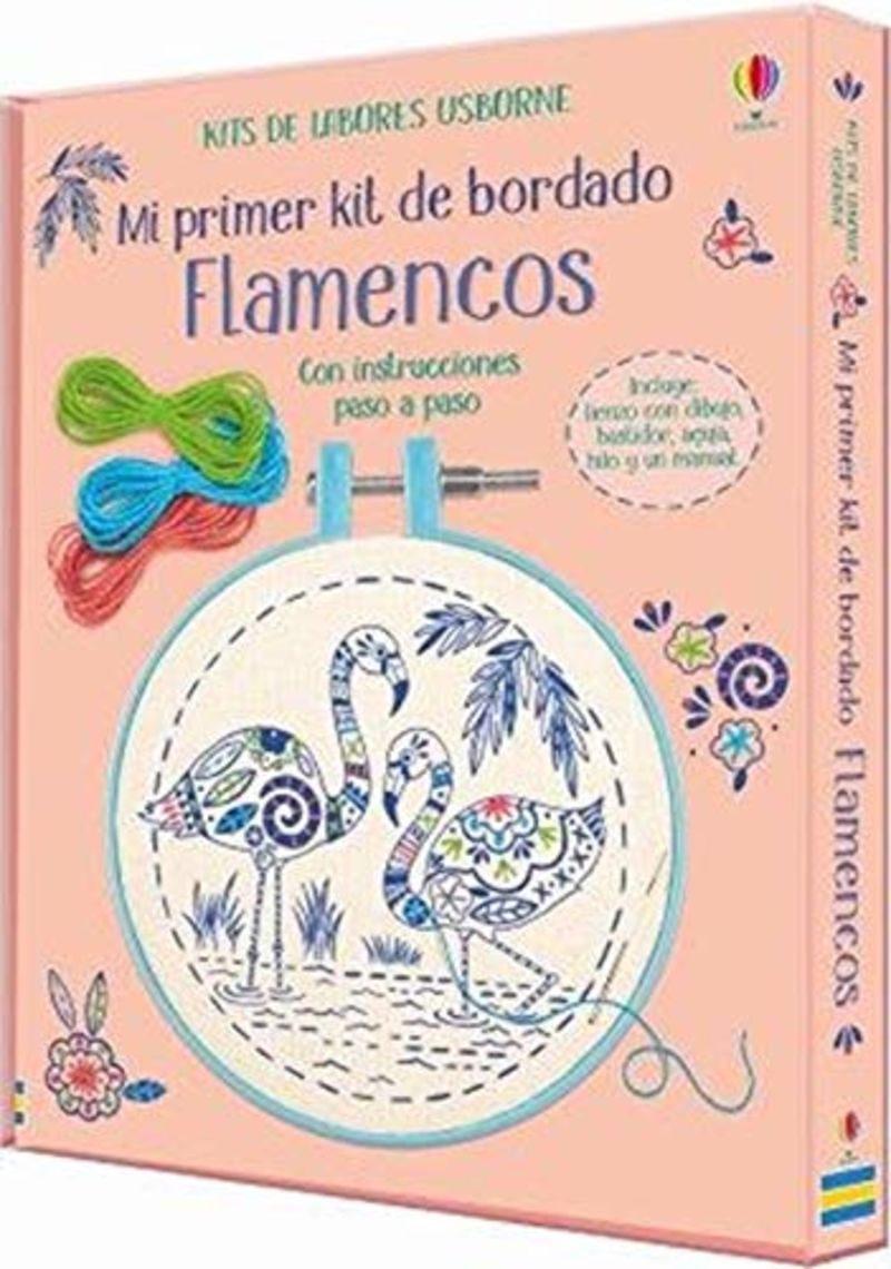 flamencos - mi primer kit de bordado