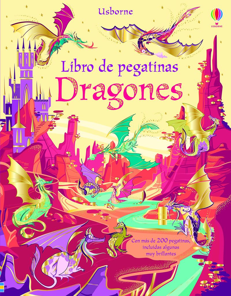dragones - libro de pegatinas