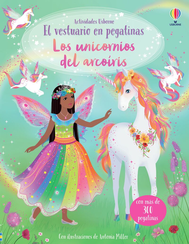 los unicornios del arcoiris - el vestuario en pegatinas - Fiona Watt / Antonia Miller (il. )