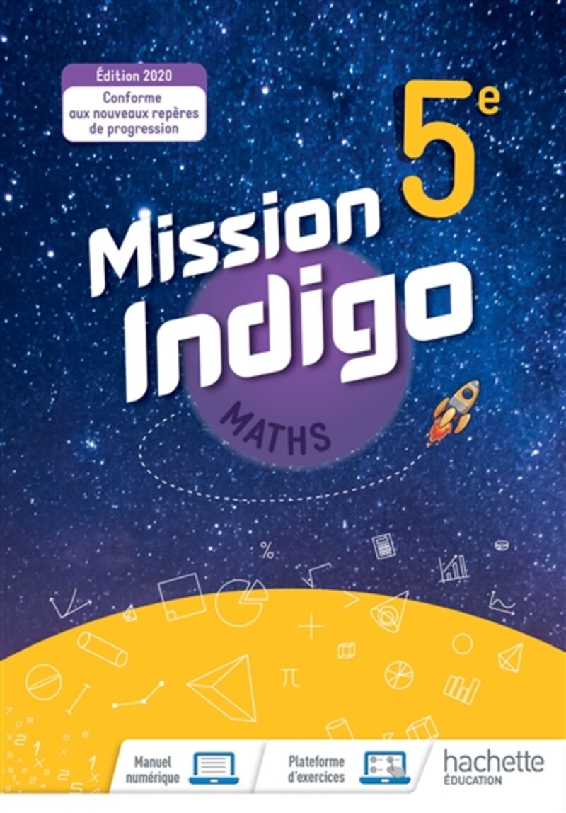 MISSION INDIGO MATHS 5E ED. 2020
