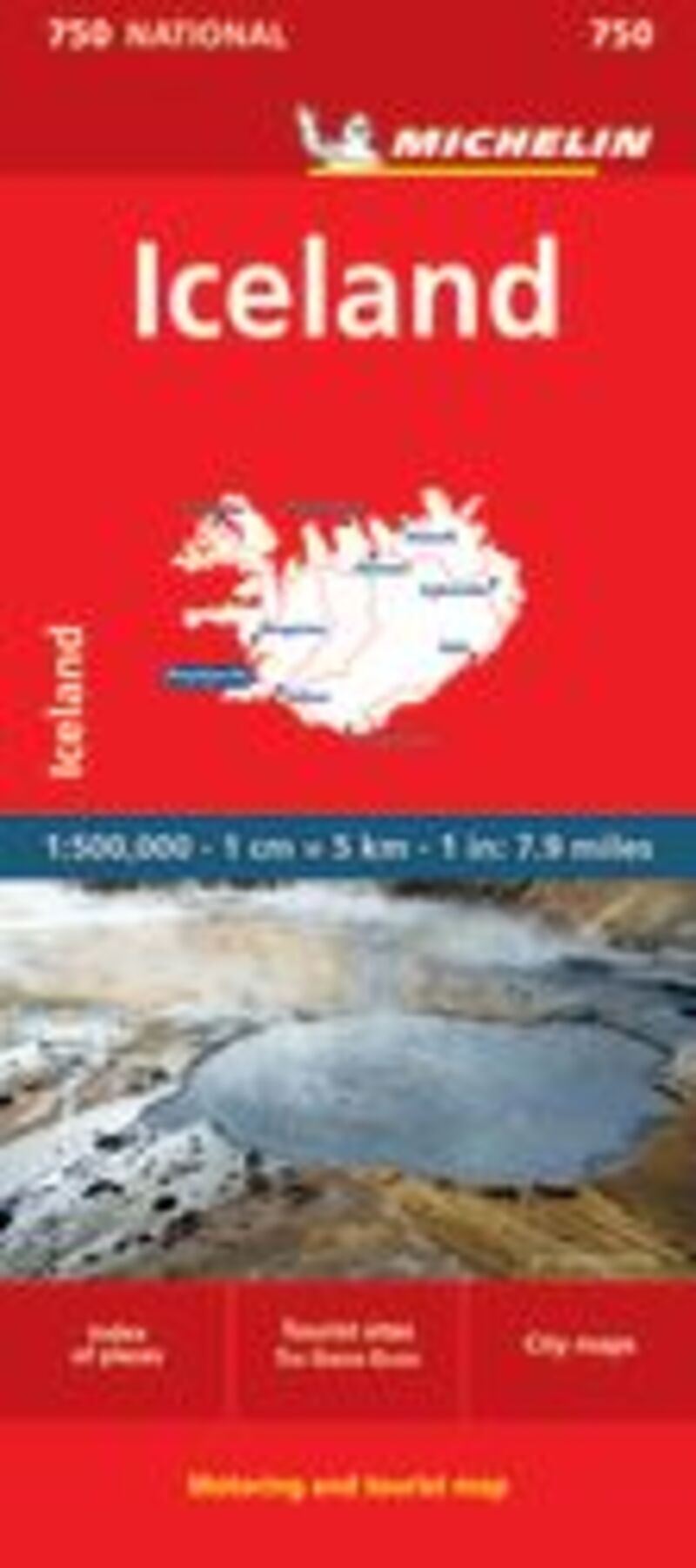 MAPA NATIONAL ICELAND 11750
