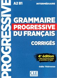 (4 ed) grammaire progressive du français - intermediaire (a2-b1) - corriges - Odile Thievenaz