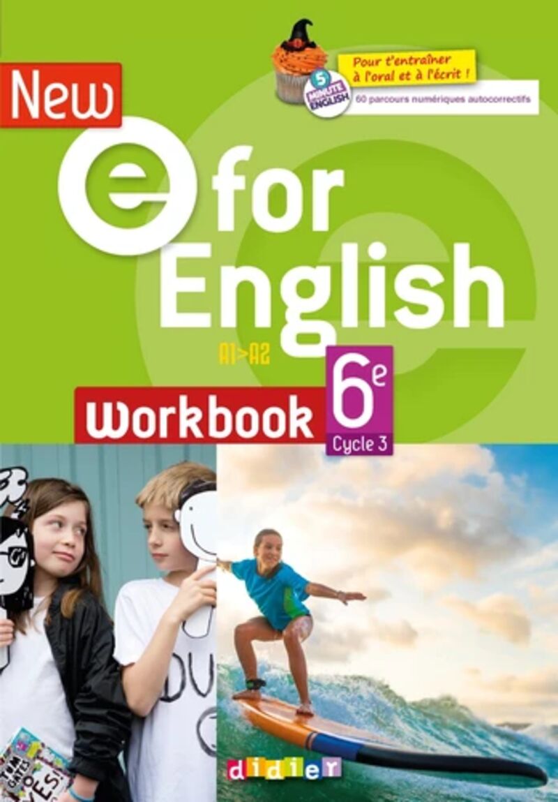 NEW E FOR ENGLISH 6E WORKBOOK