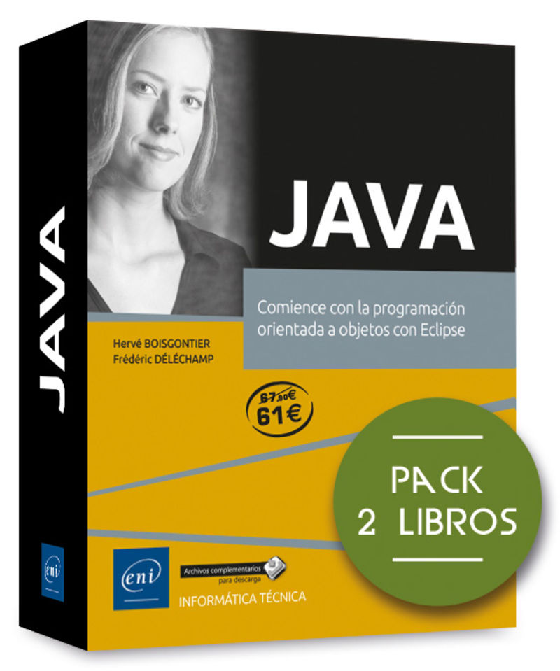 java (pack 2) - comience con la programacion orientada a ob - Frederic Delechamp / Herve Boisgontier