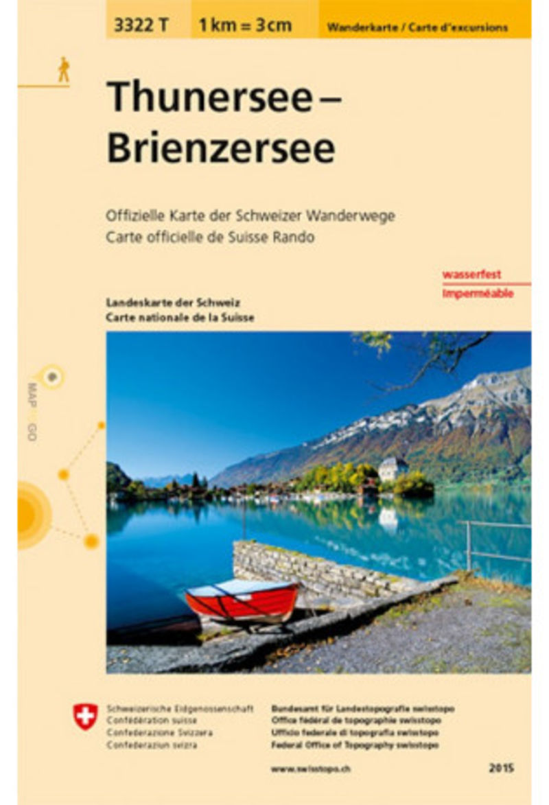 3322t thunersee  brienzersee 1: 33.333 - Aa. Vv.