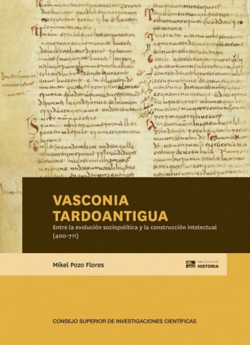 vasconia tardoantigua - entre la evolucion sociopolitica y la construccion intelectual (400-711) - Mikel Pozo Flores