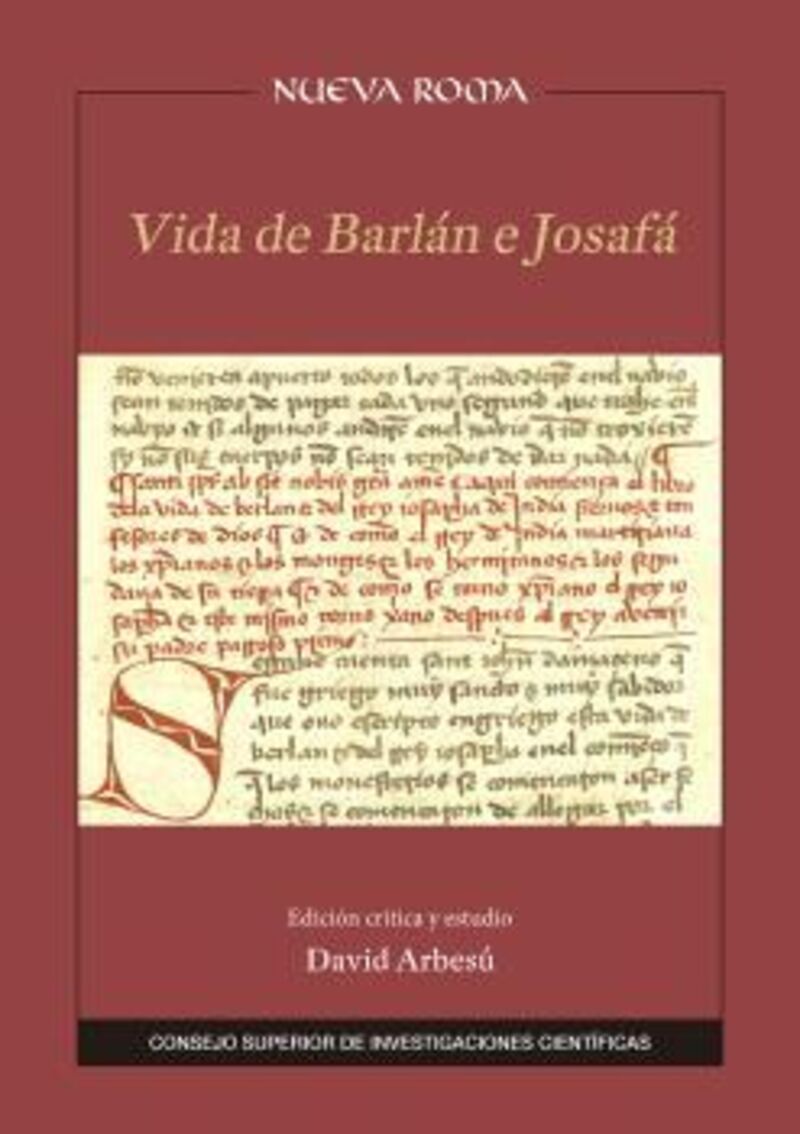 vida de barlan e josafa - estudio y edicion - David Arbesu (ed. )