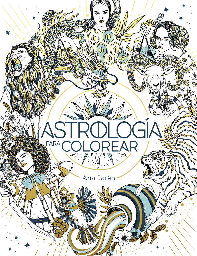 astrologia para colorear - Ana Jaren