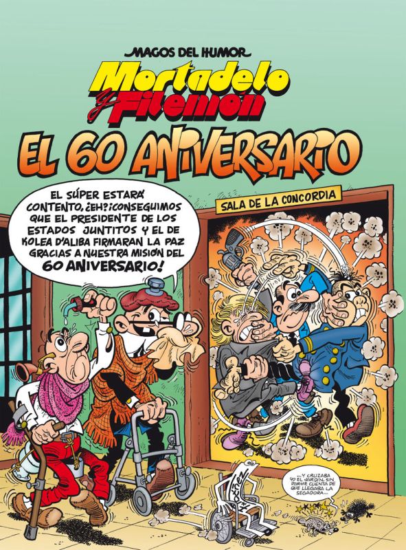 magos del humor 182 - mortadelo y filemon - 60 aniversario - Francisco Ibañez
