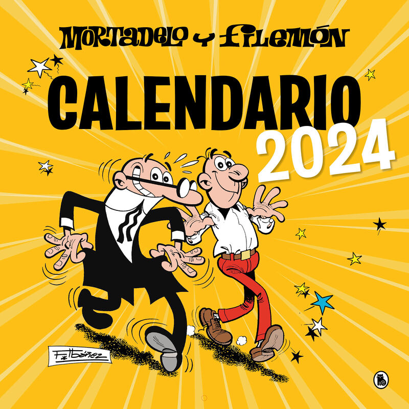 calendario 2024 - mortadelo y filemon - Francisco Ibañez