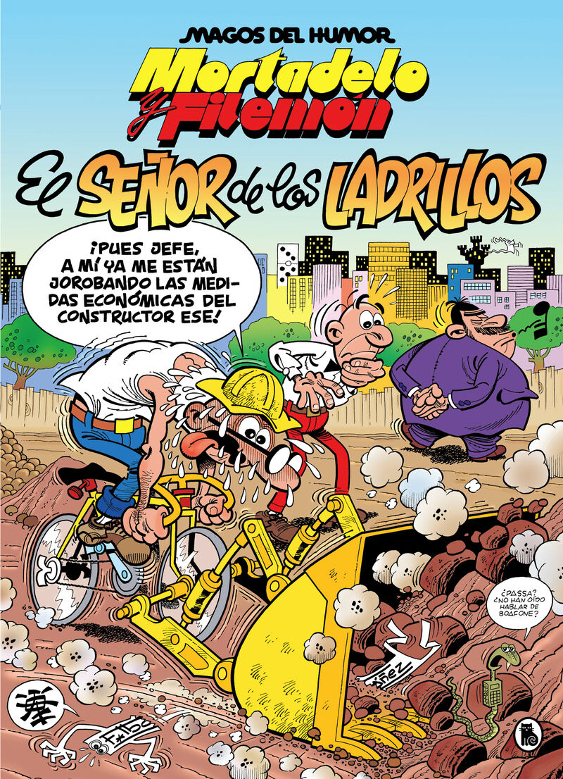 magos del humor 102 - mortadelo y filemon - el señor de los ladrillos - Francisco Ibañez