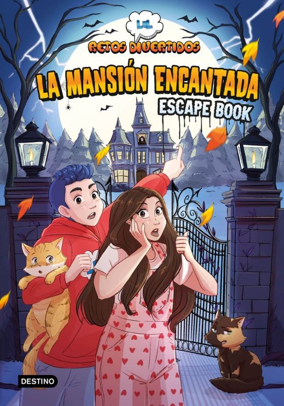 lol retos divertidos 2 - escape book: la mansion encantada