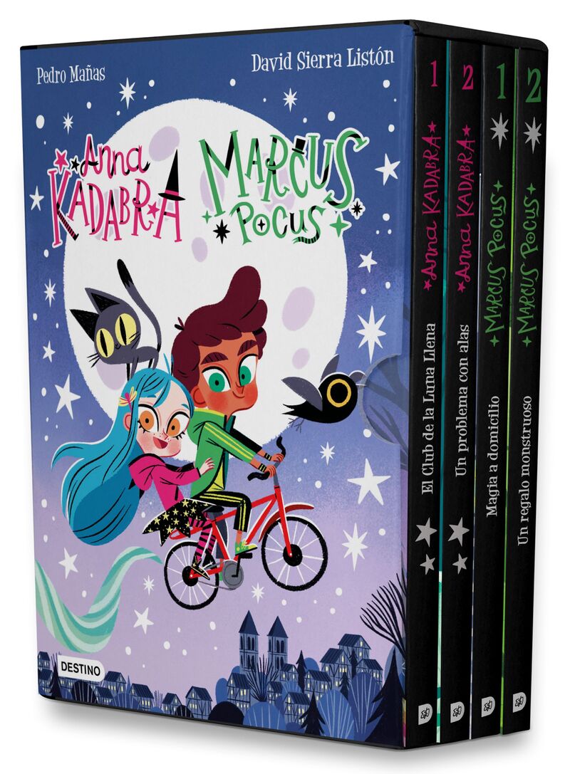 estuche) anna kadabra y marcus pocus (libros 1 y 2). Pedro Mañas / David  Sierra Liston.