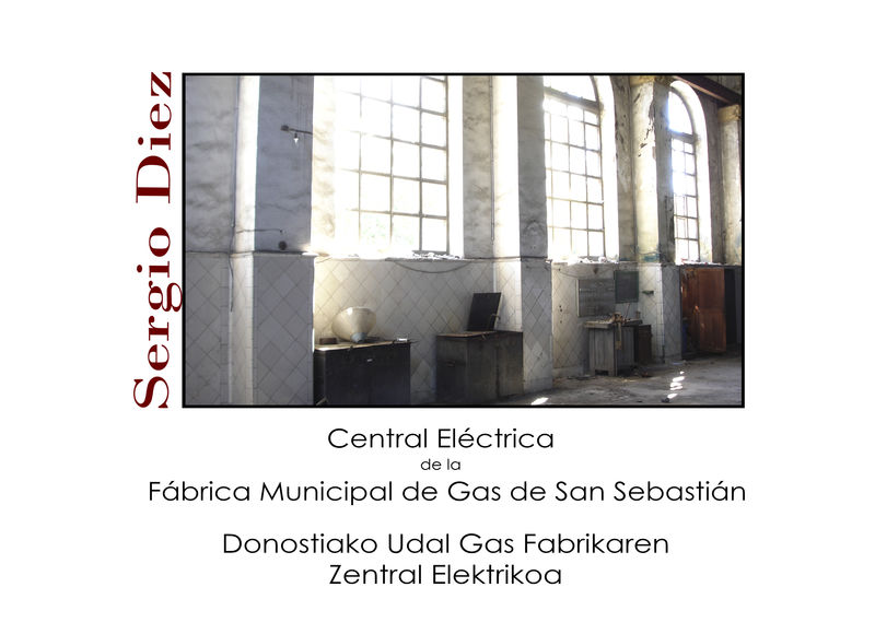 central electrica de la fabrica municipal de gas de san sebastian = donostiako udal gas fabrikaren zentral elektrikoa