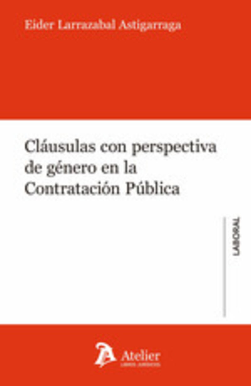 clausulas con perspectiva de genero en la contratacion publica - Eider Larrazabal Astigarraga