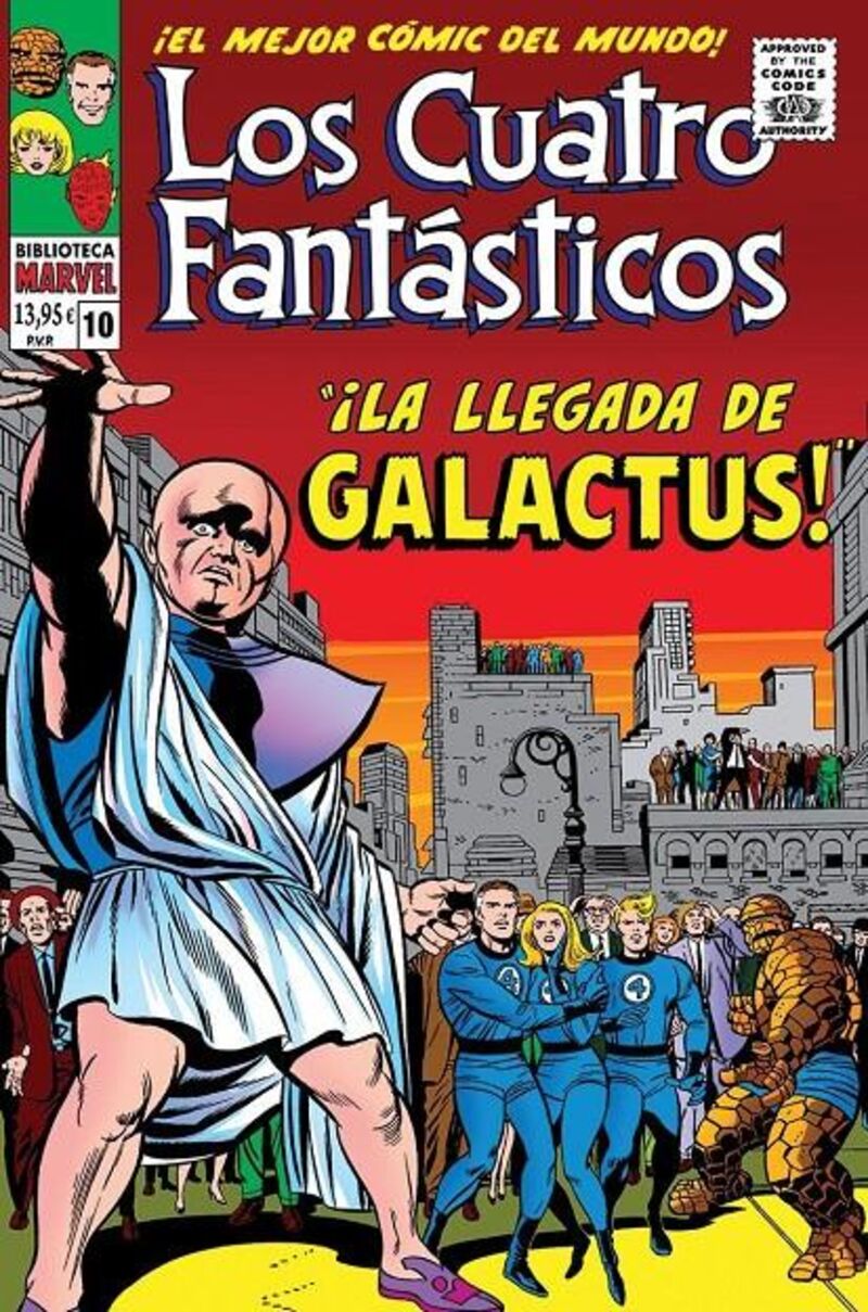 LOS CUATRO FANTASTICOS 10 - 1966 - ¡LA LLEGADA DE GALACTUS!