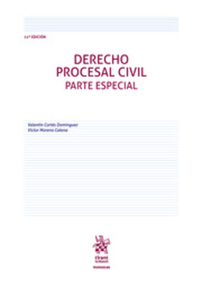 (11 ED) DERECHO PROCESAL CIVIL - PARTE ESPECIAL
