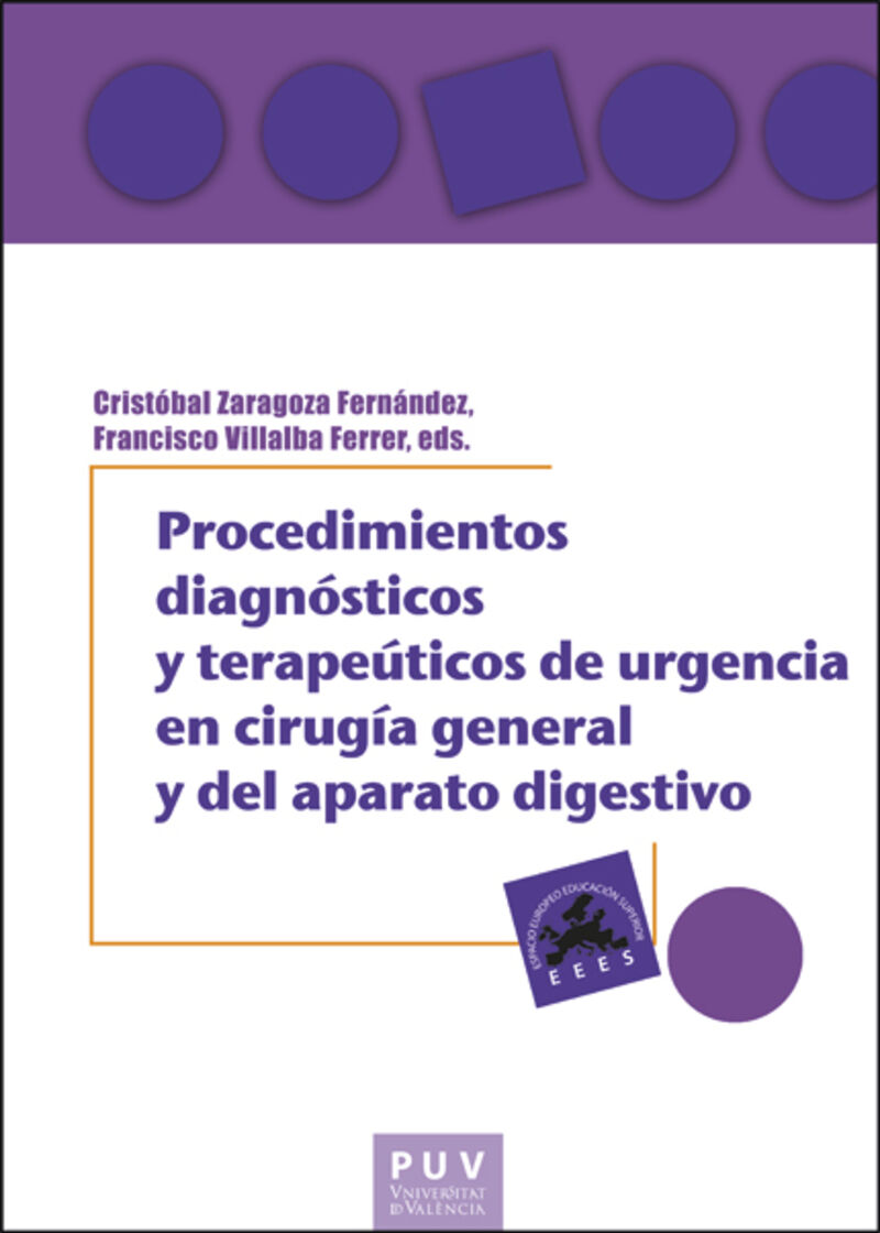 procedimientos diagnosticos y terapeuticos de urgencia en cirugia general y del aparato digestivo - Aa. Vv.
