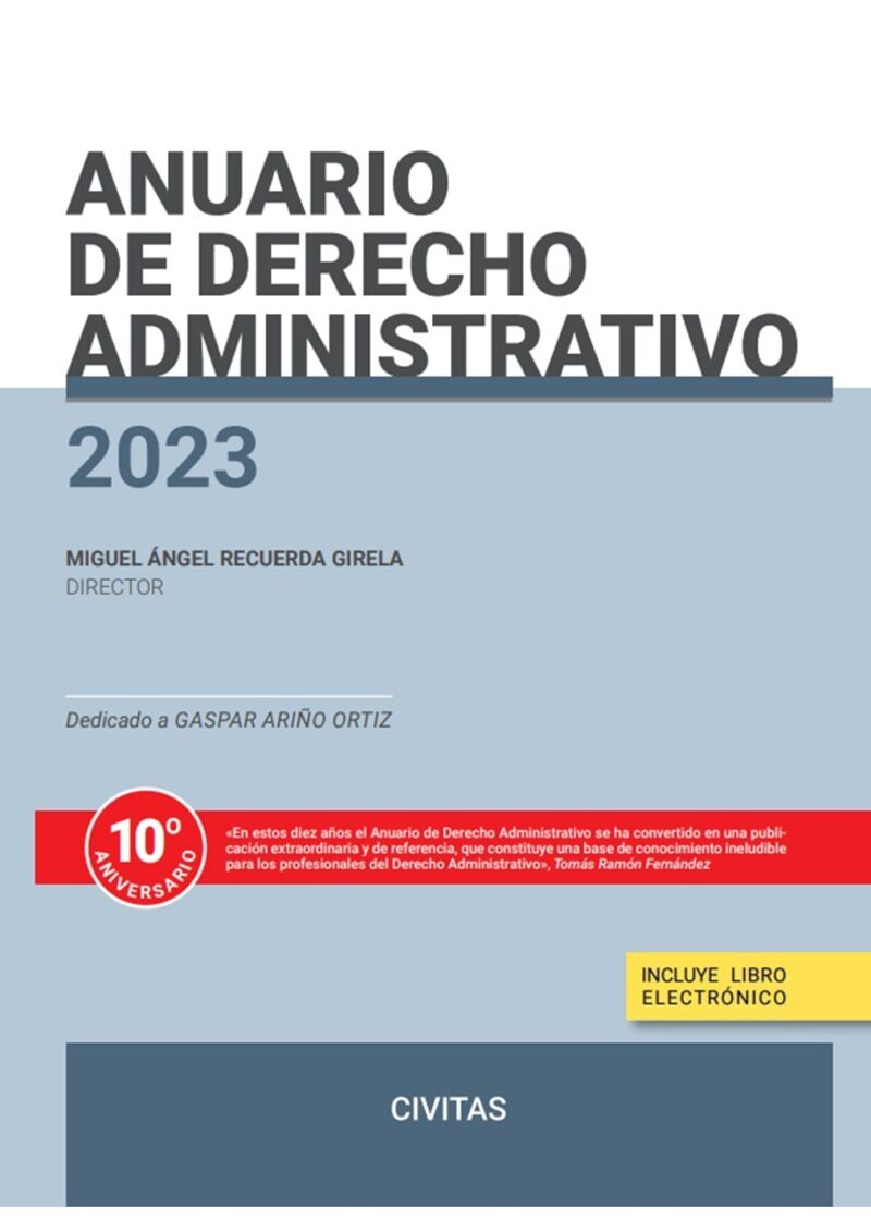 ANUARIO DE DERECHO ADMINISTRATIVO 2023 (DUO)