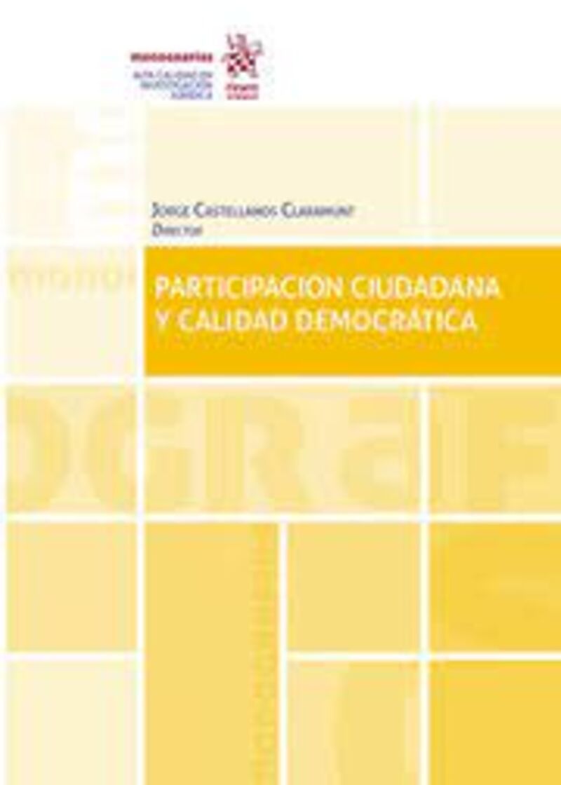 PARTICIPACION CIUDADANA Y LA CALIDAD DEMOCRATICA
