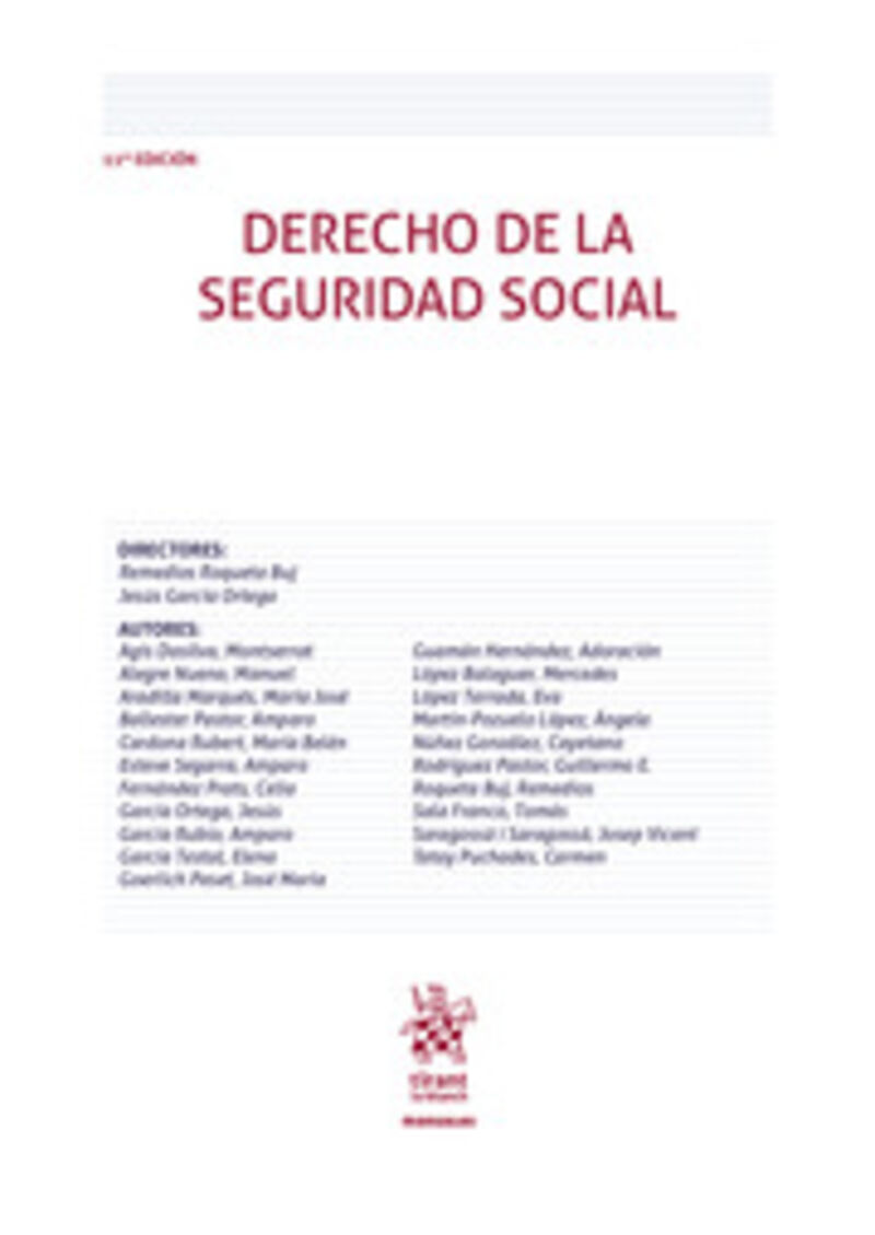 (11 ED) DERECHO DE LA SEGURIDAD SOCIAL