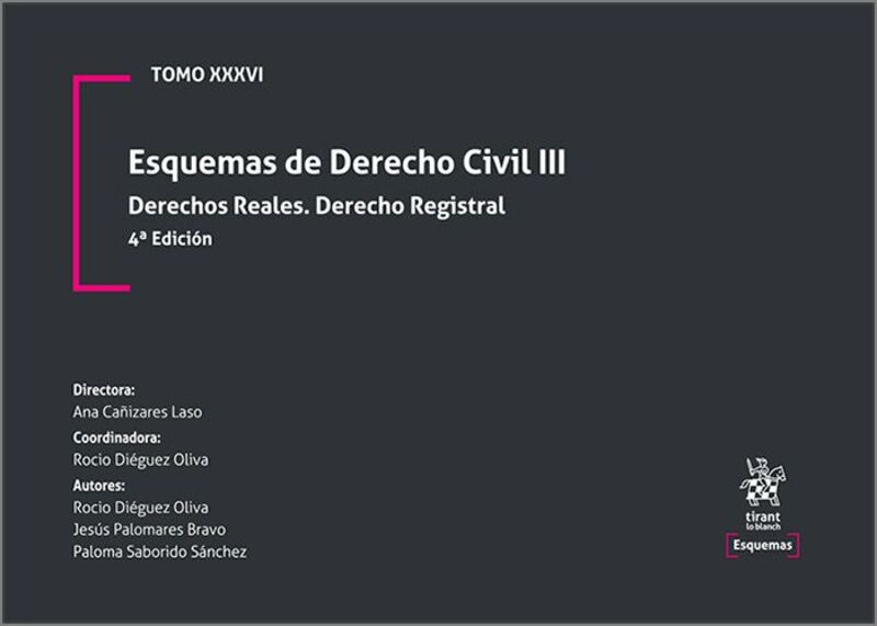 ESQUEMAS DE DERECHO CIVIL III - TOMO XXXVI - DERECHOS REALES. DERECHO REGISTRAL