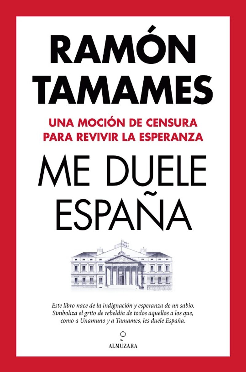 me duele españa - una mocion de censura para revivir la esperanza - Ramon Tamames