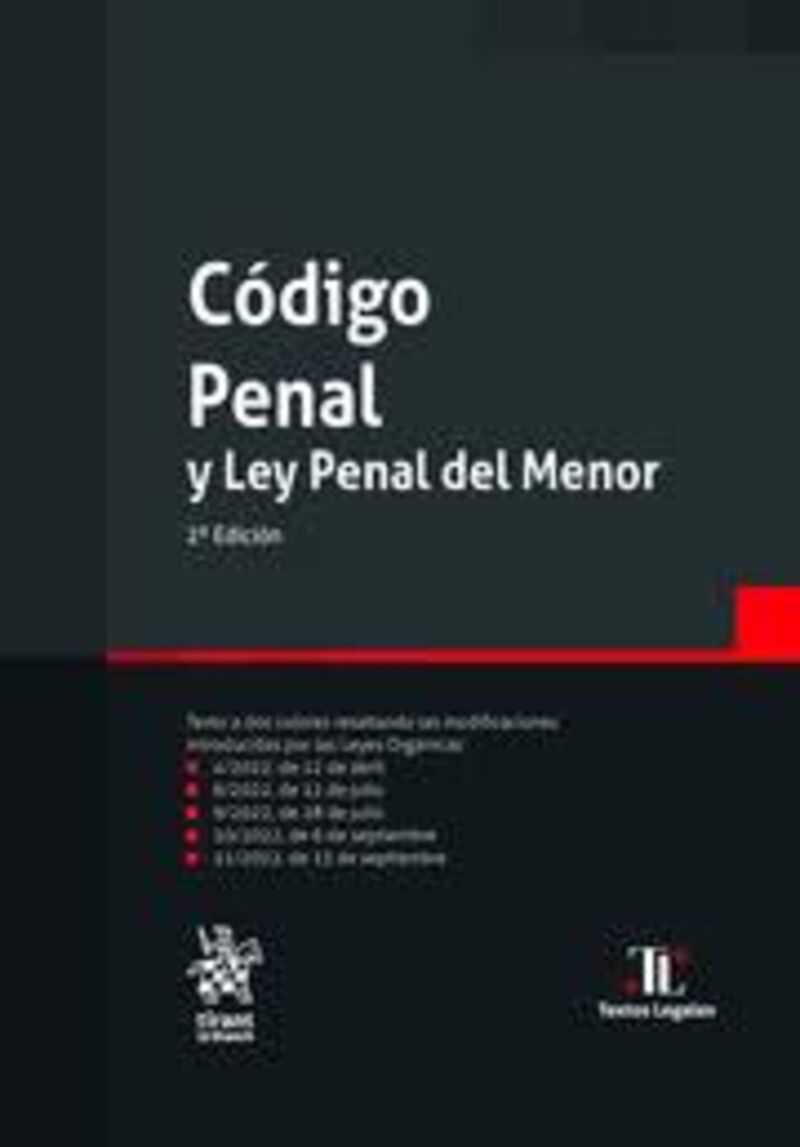 (2 ED) CODIGO PENAL Y LEY PENAL DEL MENOR