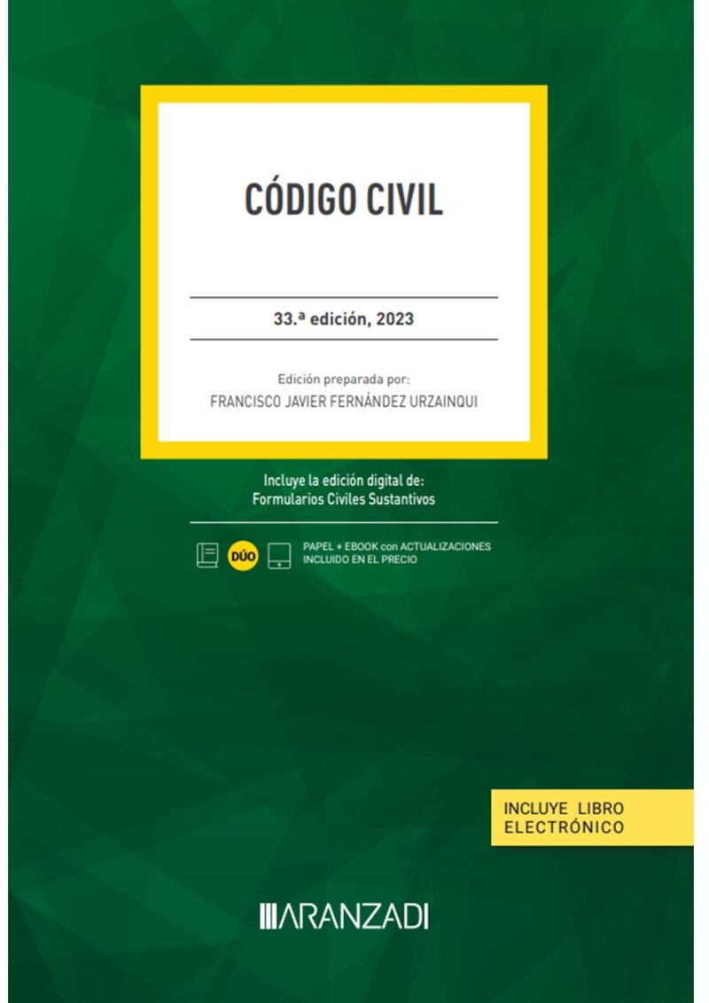 (33 ED) CODIGO CIVIL (DUO)