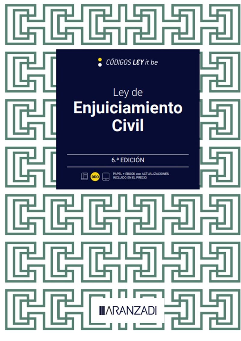 (6 ed) ley de enjuiciamiento civil (leyitbe) (duo) - Departamento De Contenidos Aranzadi