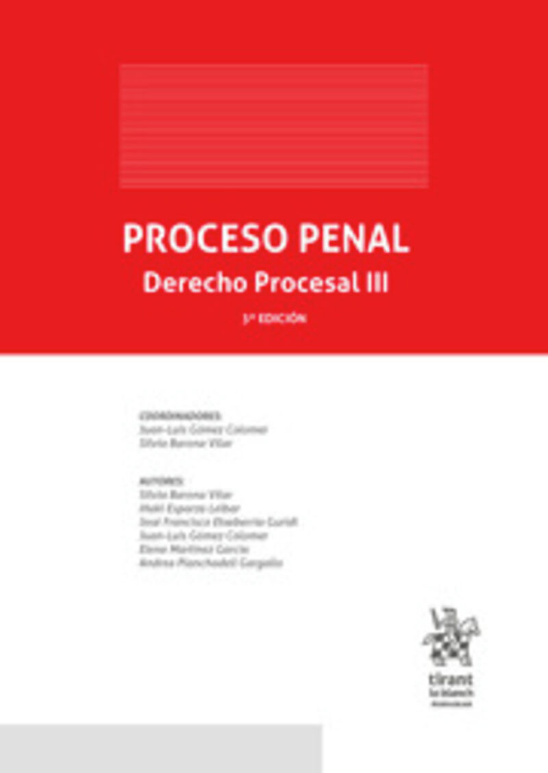 (3 ED) PROCESO PENAL - DERECHO PROCESAL III