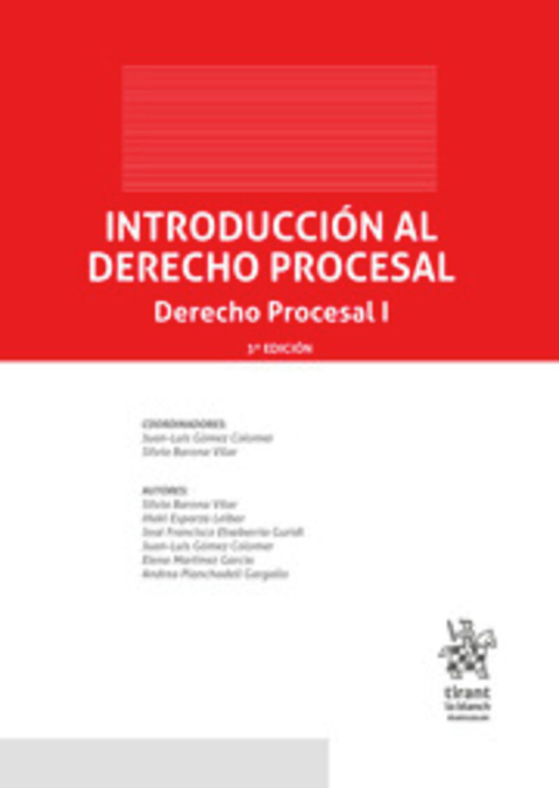 (3 ED) INTRODUCCION AL DERECHO PROCESAL - DERECHO PROCESAL I