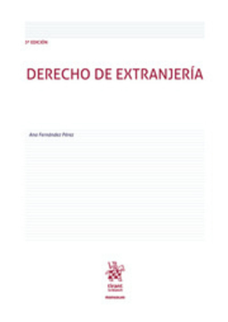 (3 ED) DERECHO DE EXTRANJERIA