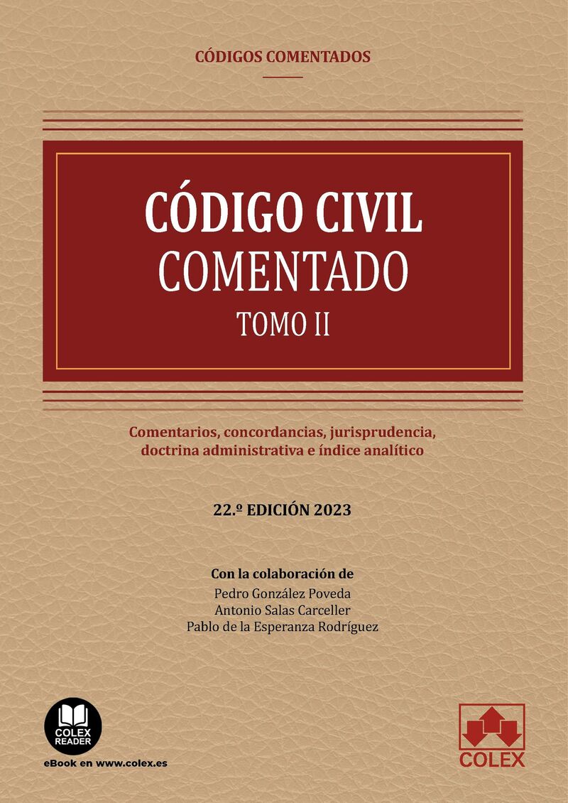 (22 ED) CODIGO CIVIL COMENTADO (2 VOLS. )