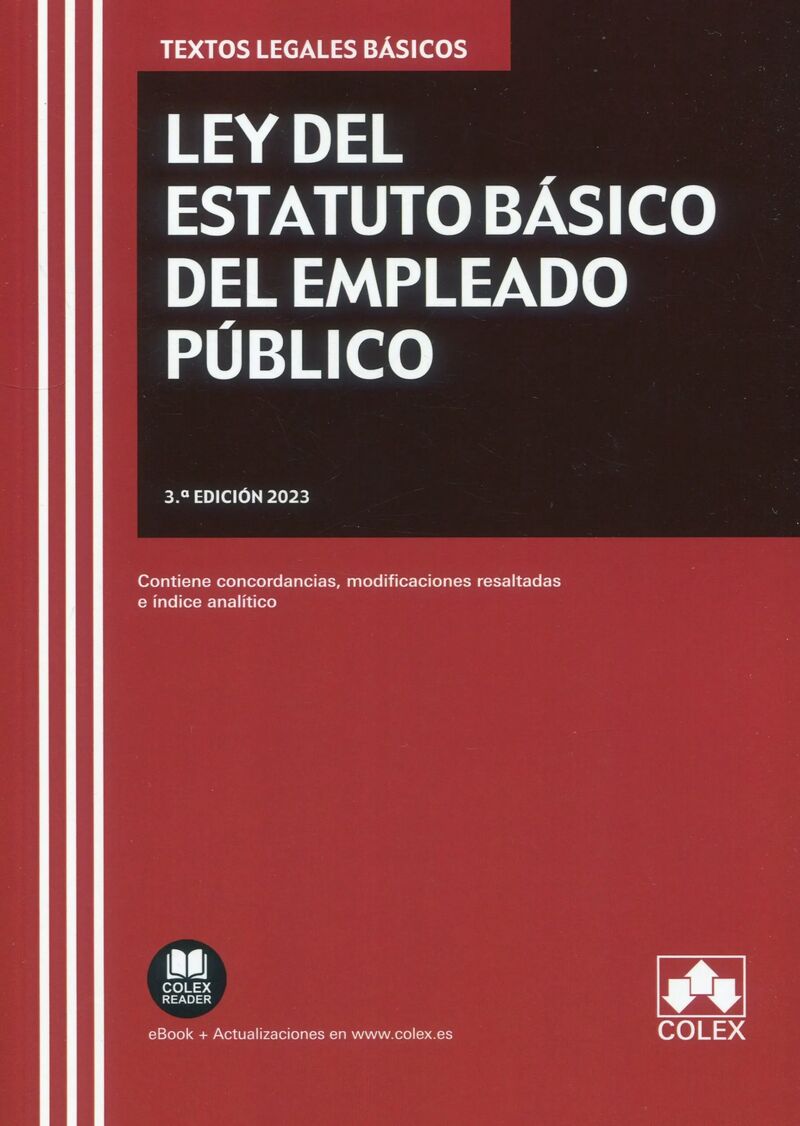(3 ed) ley del estatuto basico del empleado publico 2023 - Aa. Vv.