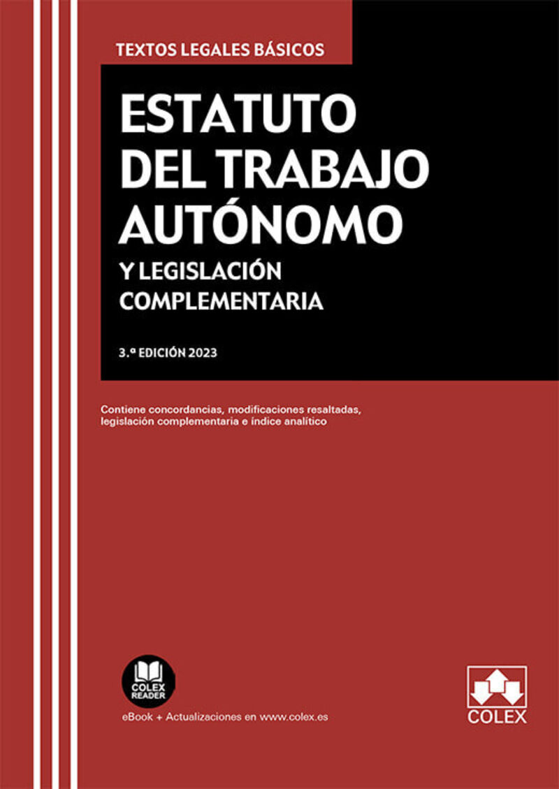 (3 ED) ESTATUTO DEL TRABAJO AUTONOMO Y LEGISLACION COMPLEME